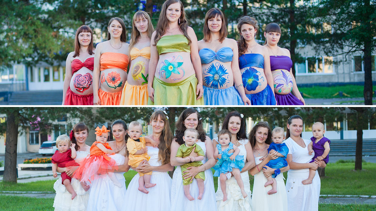 Lovely Photos Of Before And After Pregnancy