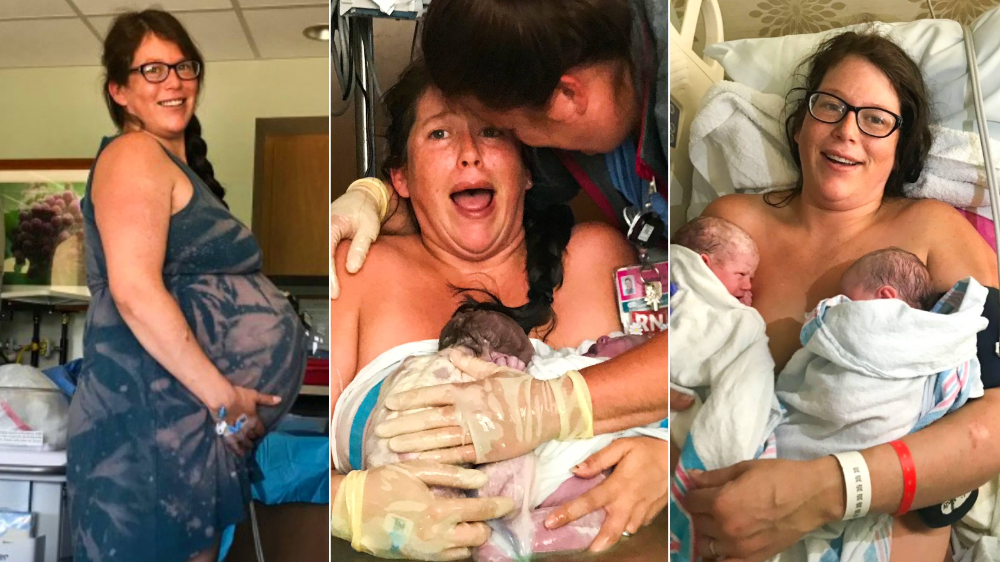 Mother Learns She's Having Twins During Birth