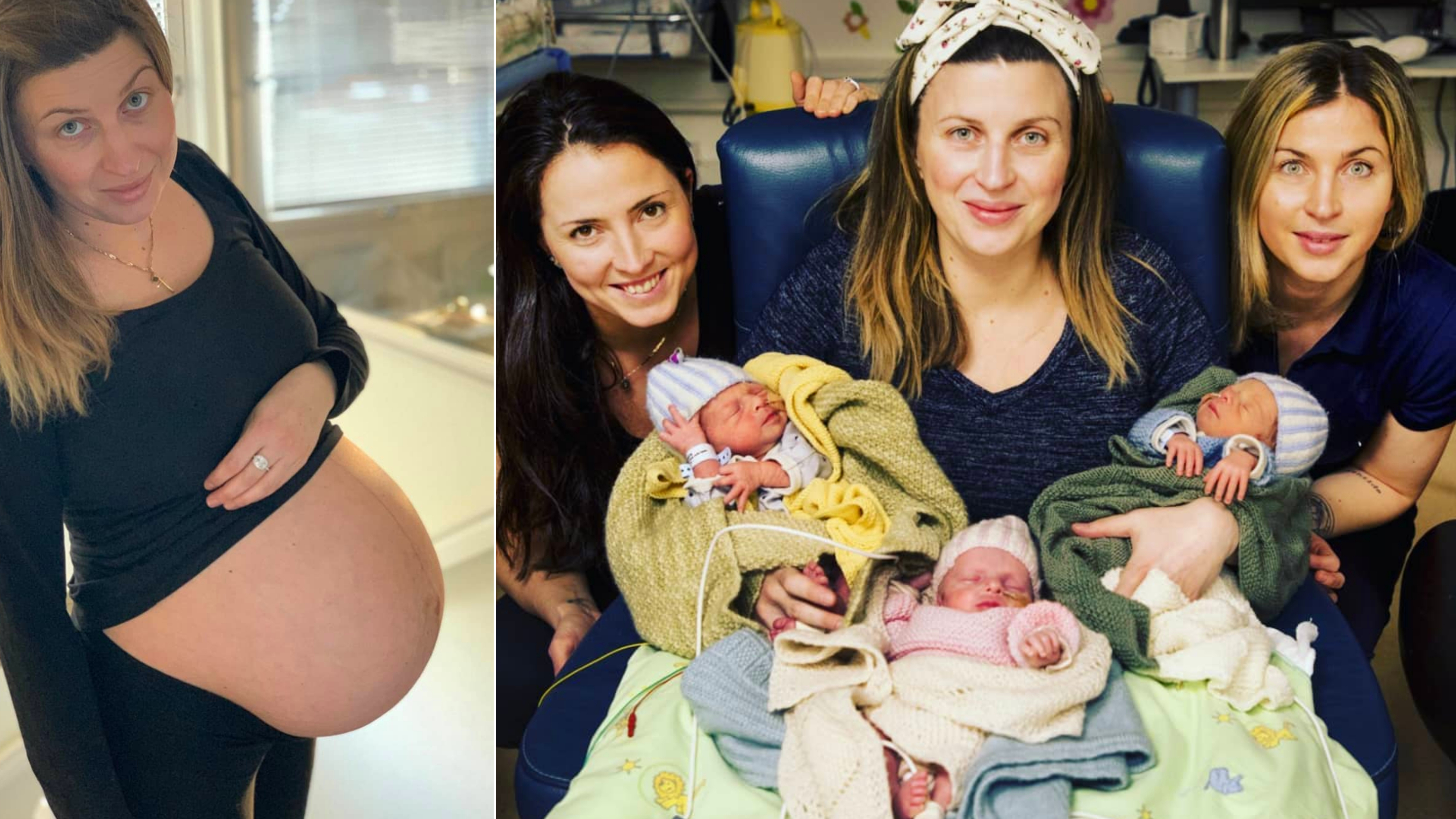 Triplet Mom Gives Birth To Her Own Triplets