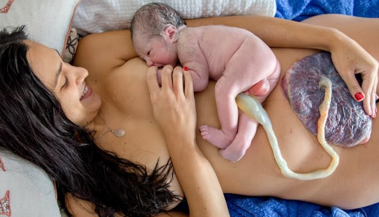 Amazing: Mom, Baby and Placenta