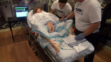 Assisting a Simulated Patient with Childbirth