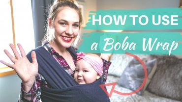 How to Use Boba Wrap | ♡ Boba Wrap Newborn-6 months | ♡ Meet my Little Girl!