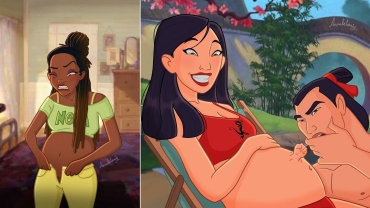 Inspired by Her Own Pregnancy Journey, Artist Anna Belenkiy Depicted Disney Princesses as Moms-to-be