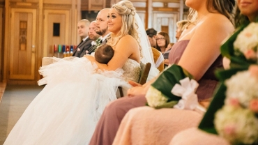 Awesome Bride Breastfeeds Her Baby During Wedding Ceremony
