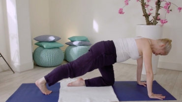 Prenatal Pilates: Calf Stretching on all Four