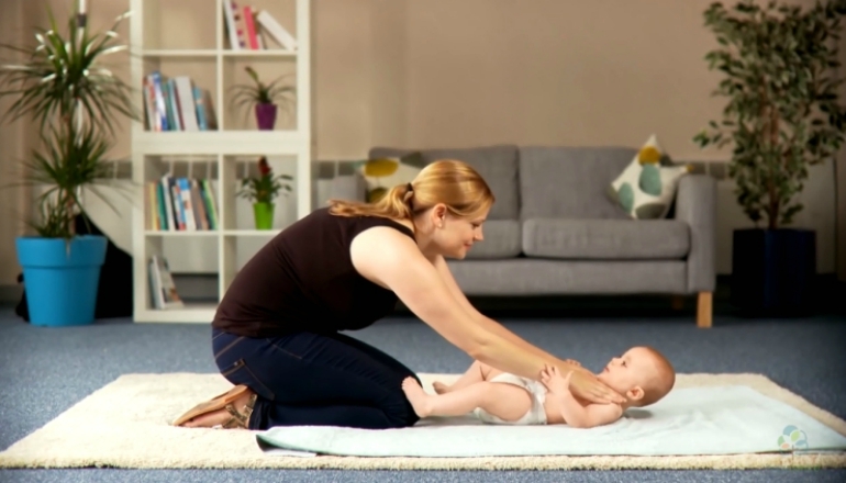 Baby Massage for Stretching