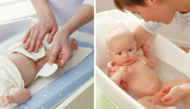 How to Change a Nappy and Bathing Your Baby?