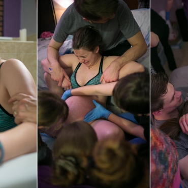 Photographer Captures Emotional Moment a Young Mum Welcoming Twins