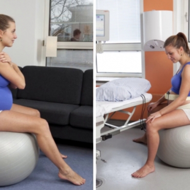 Labor Positions: Sitting on the Birth Ball