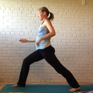 Prenatal Vinyasa Yoga for Shoulders and Heart Opening