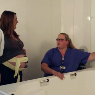 Using the Birth Pool in Labour (VBAC)