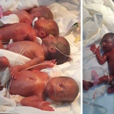 Woman Gives Birth to Septuplets in One Natural Birth