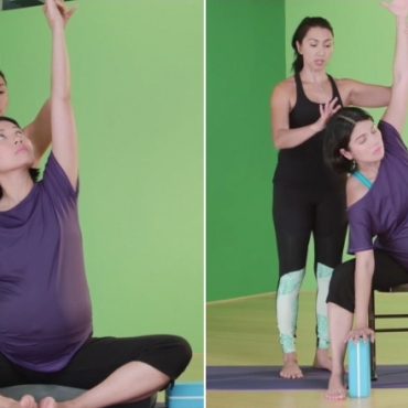Yoga Poses and Breathing Techniques for Pregnant Moms